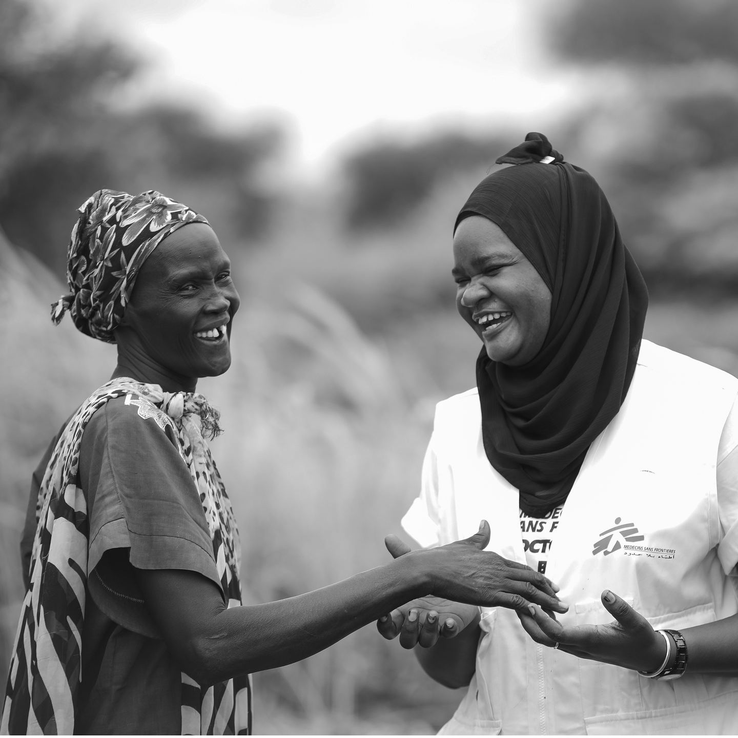 Doctor helping patient